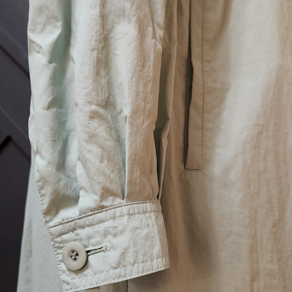 Vintage Trench Coat Leaf Green - Picture 7 of 11